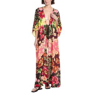 Agua Bendita Womens  Selma Dawn Pareo, Black